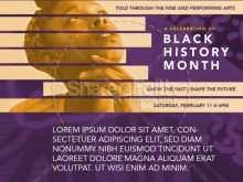 45 Standard Black History Month Flyer Template in Word for Black History Month Flyer Template