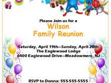 45 Standard Family Reunion Flyer Template Free Download by Family Reunion Flyer Template Free