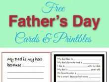 45 Standard Father S Day Card Templates Printable in Photoshop for Father S Day Card Templates Printable