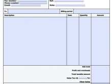 Roofing Company Invoice Template