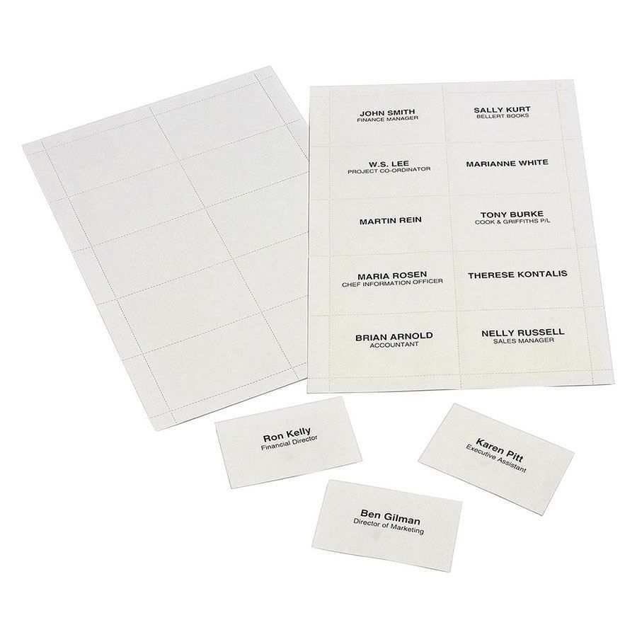 45 Standard Staples Name Card Inserts Template Formating for Staples Name Card Inserts Template