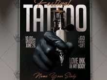 45 Tattoo Flyer Template Free in Photoshop for Tattoo Flyer Template Free