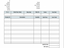 45 The Best Vat Invoice Template Excel Photo by Vat Invoice Template Excel