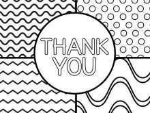4 Fold Thank You Card Template