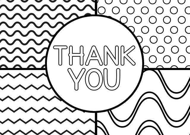4 Fold Thank You Card Template Cards Design Templates