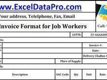 45 Visiting Job Invoice Format For Free with Job Invoice Format