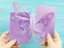 45 Visiting Pop Up Card Butterfly Tutorial in Word for Pop Up Card Butterfly Tutorial