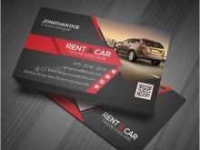 Rent A Car Business Card Template Free