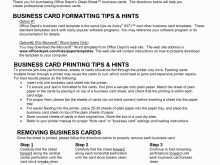 46 Adding 2 Fold Business Card Template in Word for 2 Fold Business Card Template