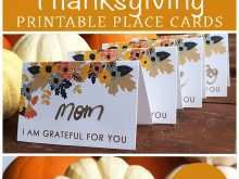 46 Adding Free Printable Thanksgiving Place Card Template With Stunning Design for Free Printable Thanksgiving Place Card Template