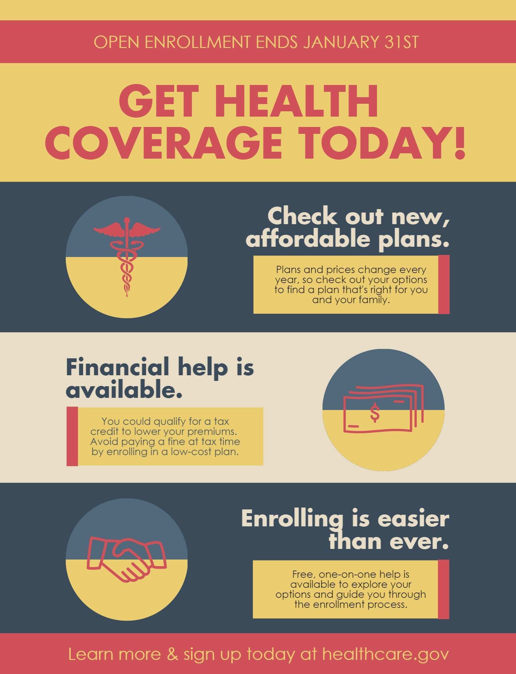 Open Enrollment Flyer Template Free