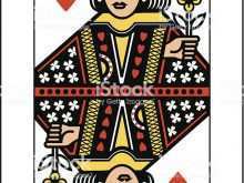46 Adding Playing Card Template Queen Of Hearts With Stunning Design by Playing Card Template Queen Of Hearts