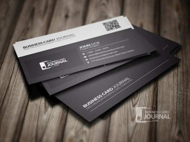 46 Best Business Card Template Black And White Formating by Business Card Template Black And White