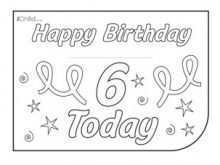 46 Create 6Th Birthday Card Template in Word with 6Th Birthday Card Template