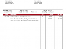 Invoice Template For Services