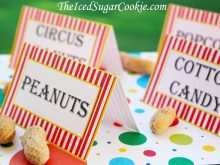 Circus Tent Card Template