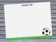 46 Creating Soccer Thank You Card Template Photo by Soccer Thank You Card Template
