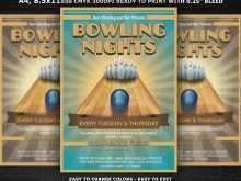 46 Creative Bowling Night Flyer Template With Stunning Design for Bowling Night Flyer Template
