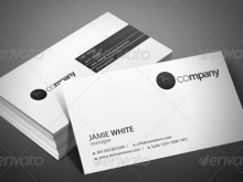 46 Creative Business Card Template Black And White With Stunning Design by Business Card Template Black And White