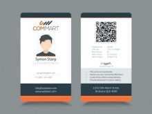 Id Card Template For Word