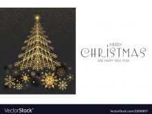 46 Customize Our Free Christmas Card Template Gold Now by Christmas Card Template Gold