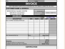 Construction  Invoice Template