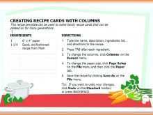 46 Customize Recipe Card Template In Word For Free by Recipe Card Template In Word