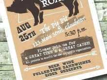 46 Format Pig Roast Flyer Template Free PSD File with Pig Roast Flyer Template Free
