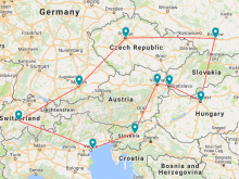 Travel Itinerary Template For Europe