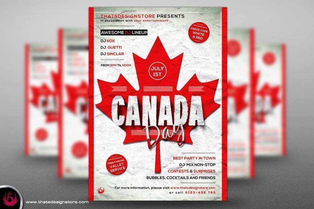 46 Free Canada Day Flyer Template for Ms Word with Canada Day Flyer Template