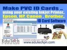 46 Free Printable Id Card Printing L805 Template With Stunning Design with Id Card Printing L805 Template