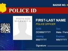 Law Enforcement Id Card Template