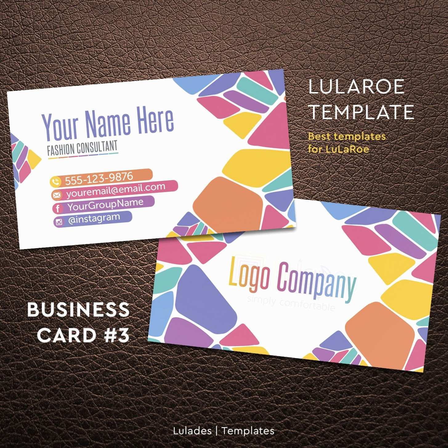 Lularoe Business Card Template Free Cards Design Templates
