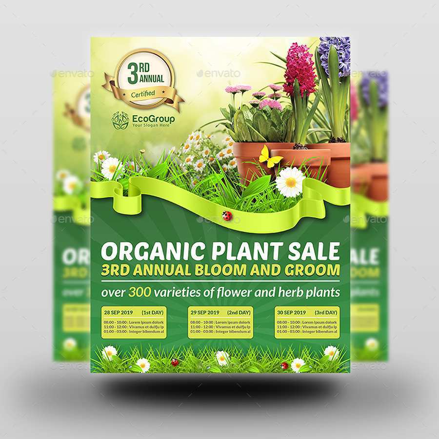 46 Free Printable Plant Sale Flyer Template in Photoshop by Plant Sale Flyer Template