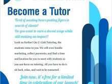 46 Free Tutoring Flyer Template Free Templates with Tutoring Flyer Template Free