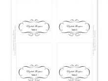 Place Card Template Word 2 Per Sheet