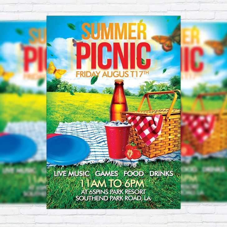 Picnic Flyer Template