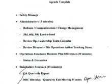 46 Online Quarterly Sales Meeting Agenda Template Now with Quarterly Sales Meeting Agenda Template