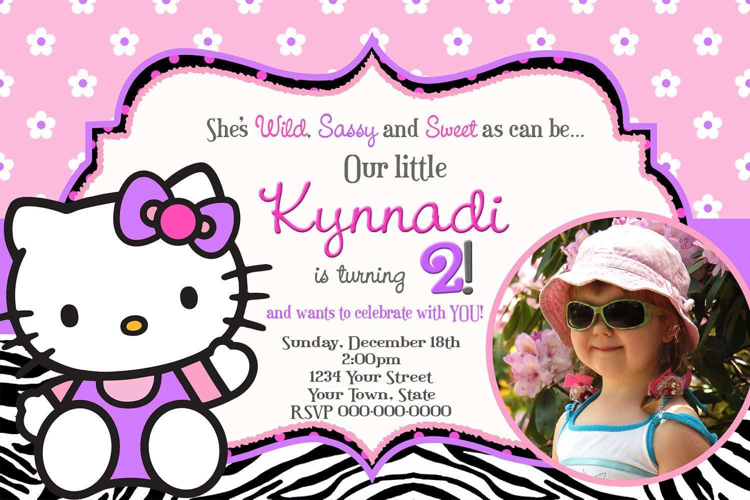 46 Report Birthday Invitation Card Template Hello Kitty Download by Birthday Invitation Card Template Hello Kitty