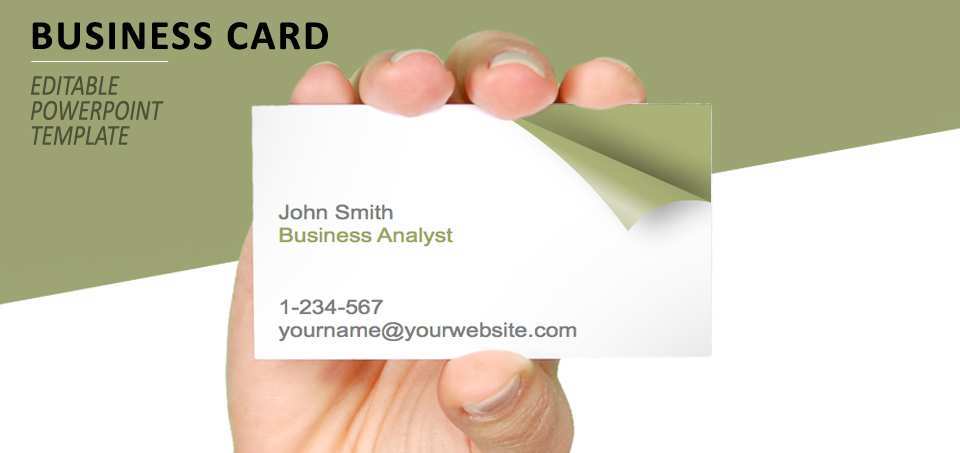 46 Report Business Card Templates Powerpoint For Free for Business Card Templates Powerpoint