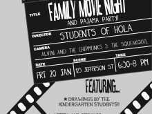46 Report Family Movie Night Flyer Template Download for Family Movie Night Flyer Template