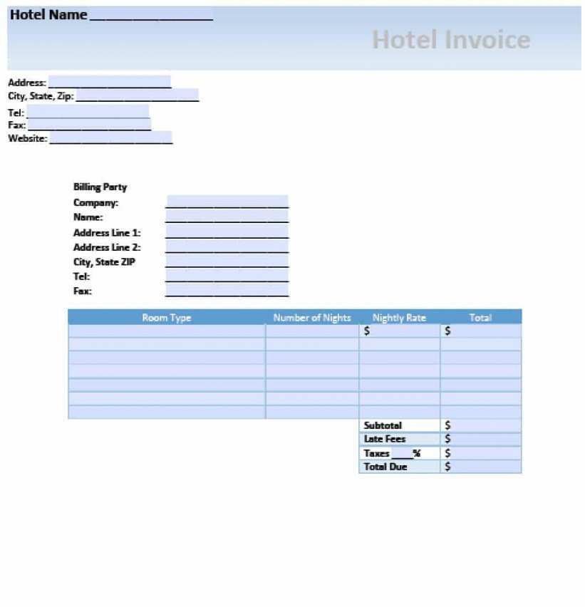 46 Report Tax Invoice Format For Hotel In Excel For Free for Tax Invoice Format For Hotel In Excel
