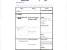 46 Standard Agenda Template For School Layouts by Agenda Template For School