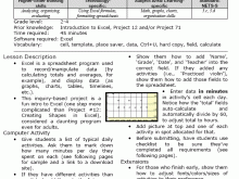 46 The Best 2Nd Grade Class Schedule Template for Ms Word for 2Nd Grade Class Schedule Template