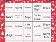 46 Visiting Christmas Bingo Card Template Now by Christmas Bingo Card Template