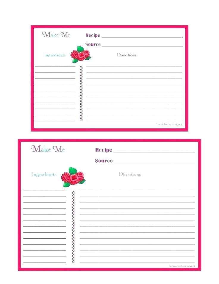 47 Adding 4 X 6 Recipe Card Template For Word Layouts for 4 X 6 Recipe Card Template For Word