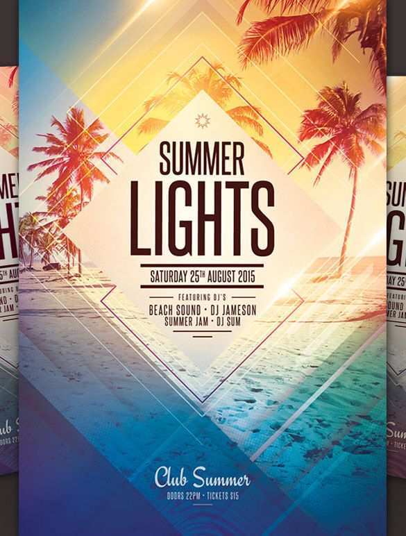 47 Adding Beach Party Flyer Template Free Psd in Word for Beach Party Flyer Template Free Psd