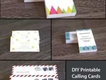 47 Adding Free Printable Calling Card Template For Free with Free Printable Calling Card Template