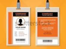 47 Adding Orange Id Card Template PSD File with Orange Id Card Template