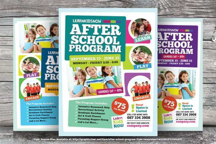 47 Blank After School Care Flyer Templates Photo by After School Care Flyer Templates